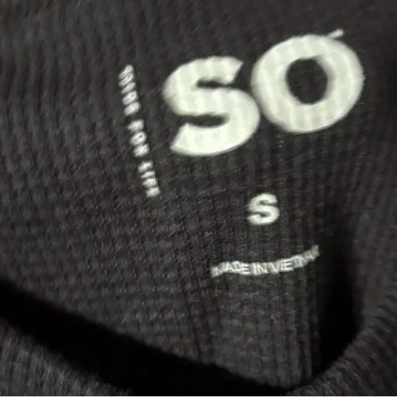 Juniors SO Waffle Cropped Tank Bundle - Blue - Black - Small - EUC and BNWT - Picture 7 of 7